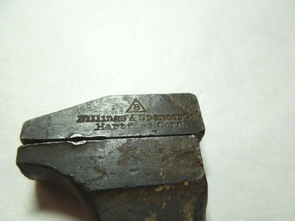 Vtg Antique Billings & Spencer Adjustable Monkey Bicycle Wrench 5" Long Pat 1879