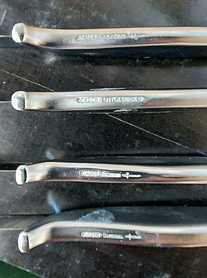 50's Gerber Little Snick; Durendal and Balmung Fileting & Carving Knives 4pc