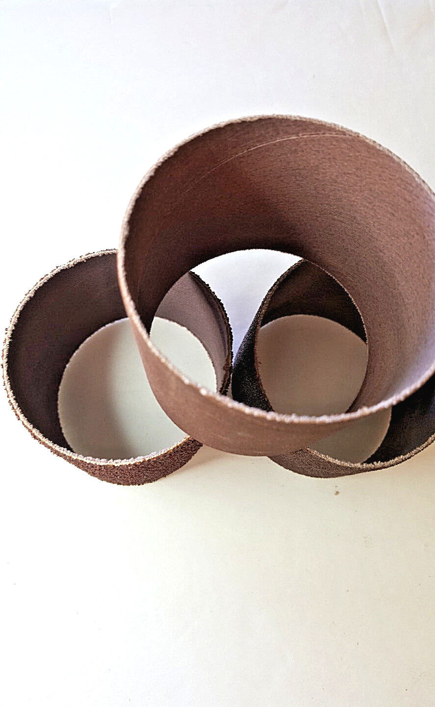 3" x 3" Sanding Bands,27 Bands,4 Asst'd Grits,USA & Ger.,New,Alum Oxide,FreeShip