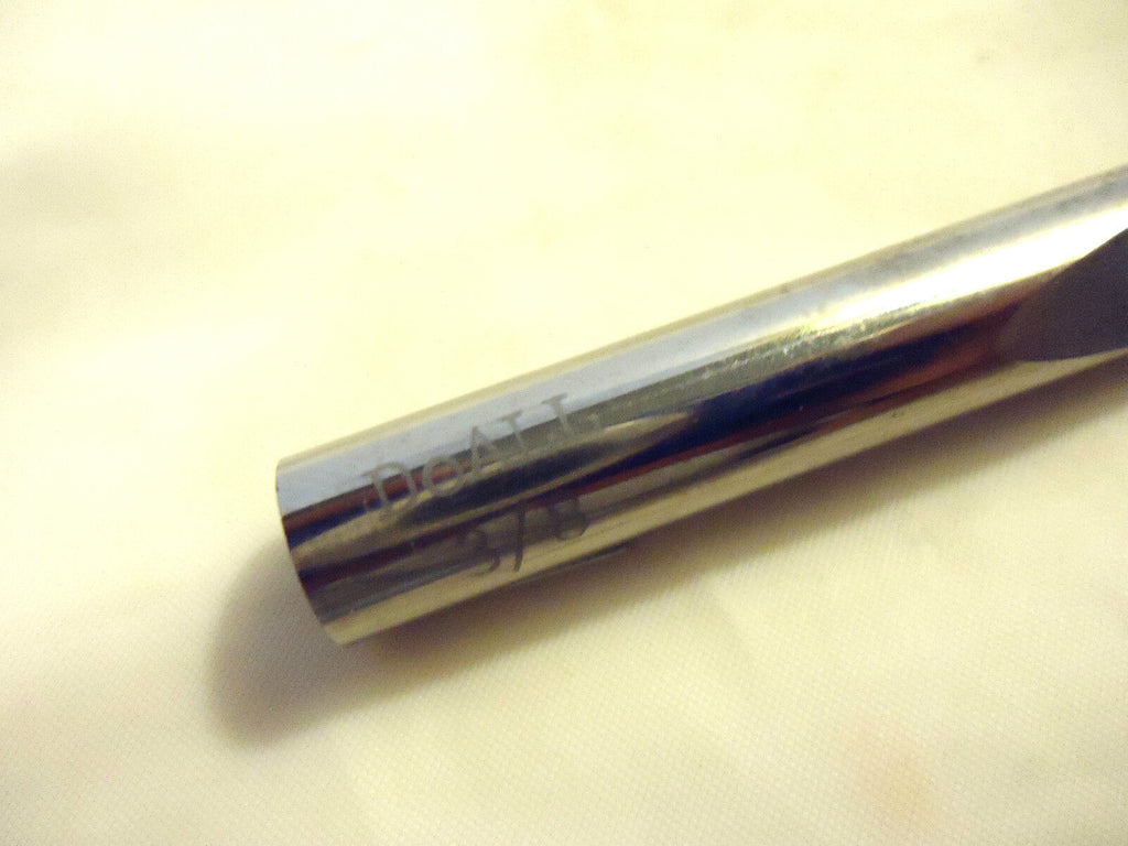 Solid Carbide Spade Flute Drill, DoAll #723-112850, 3/8” Straight Shank.