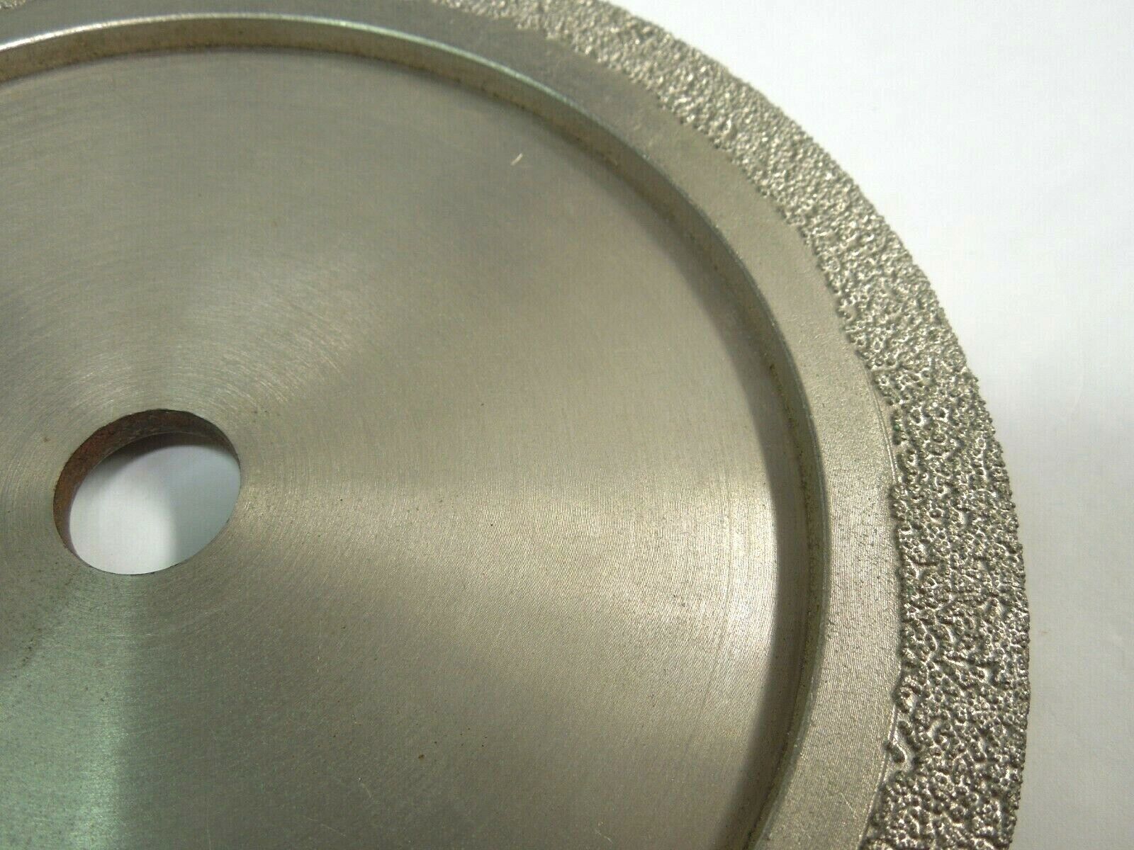 Brazed Diamond 6" Demi-Bullnose Profile Wheels, Marble/Granite, 1/2" Radius, 30g