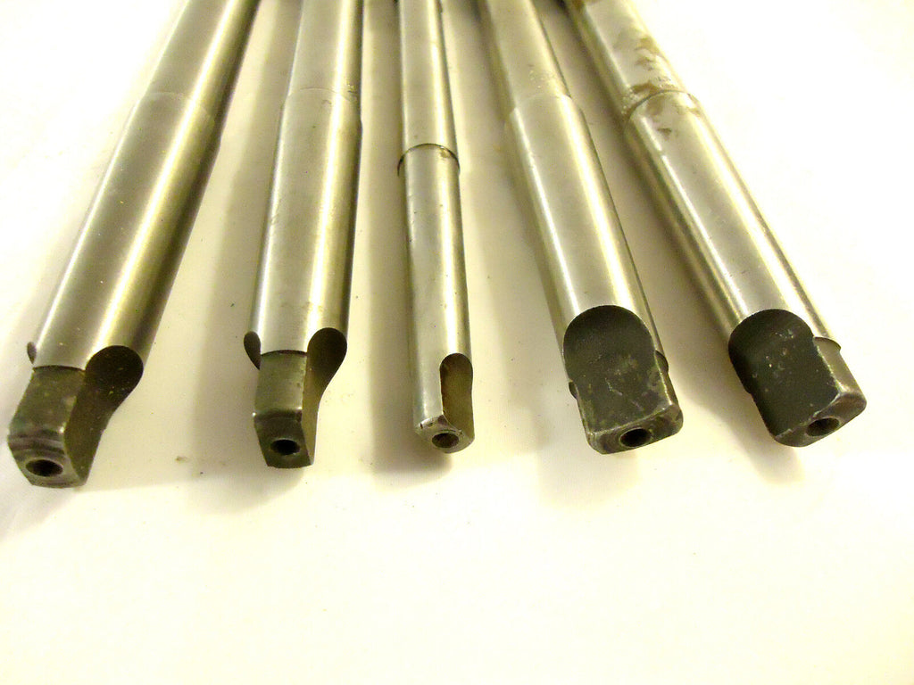 Reamers with Morse Taper Shanks, High Speed Steel, USA, 5 Pieces, Used