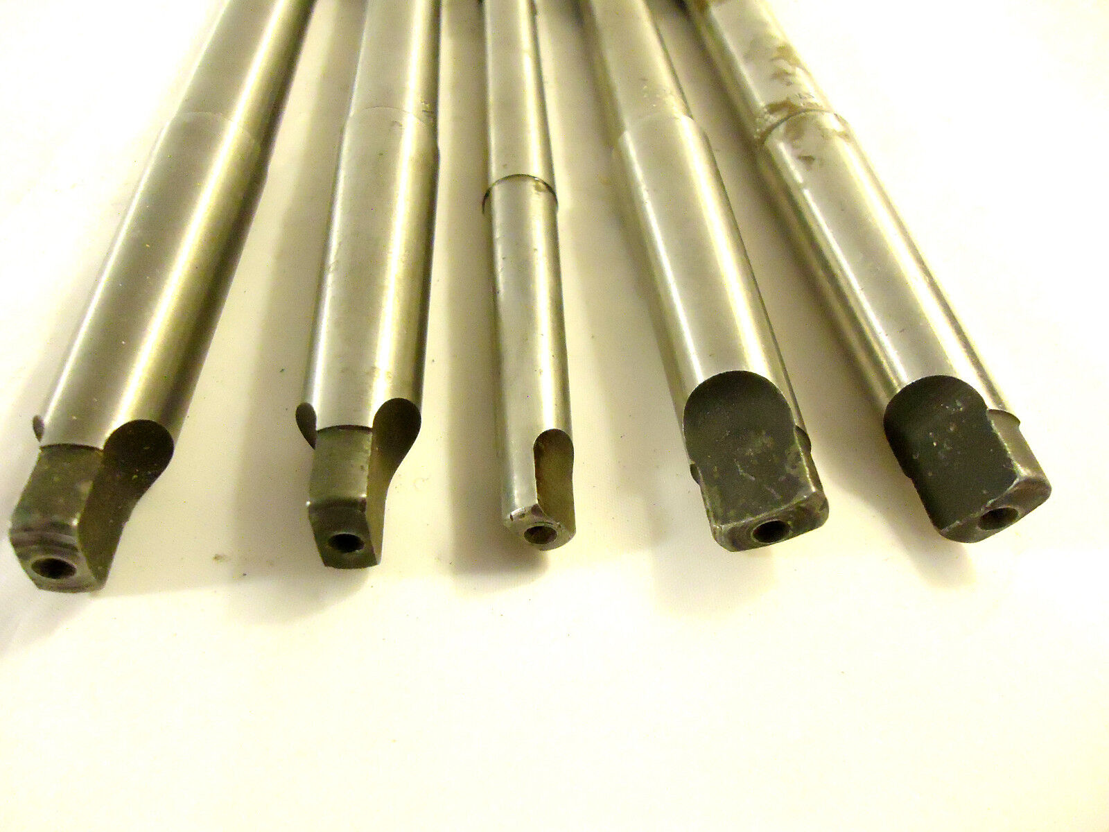 Reamers with Morse Taper Shanks, High Speed Steel, USA, 5 Pieces, Used