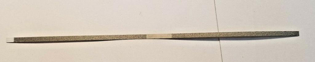 12 Diamond Coated Stainless Steel Strips, Med Grit, 3/32 x 5-7/8 x .005 FreeShip