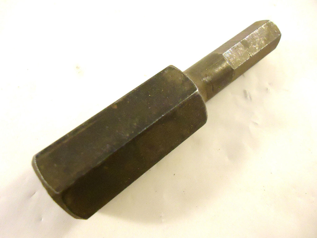 Planetor 7/16" Hex Drive Mandrel, 3-1/2" Long with 5/8"-18 Female Thread.