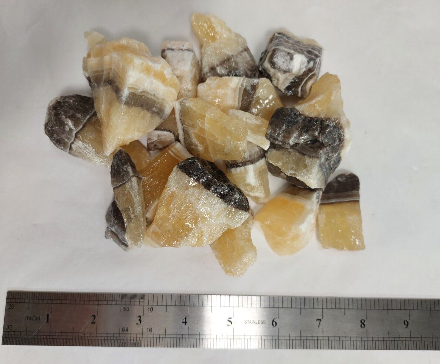 Zebra Onyx Calcite Rough 2lb