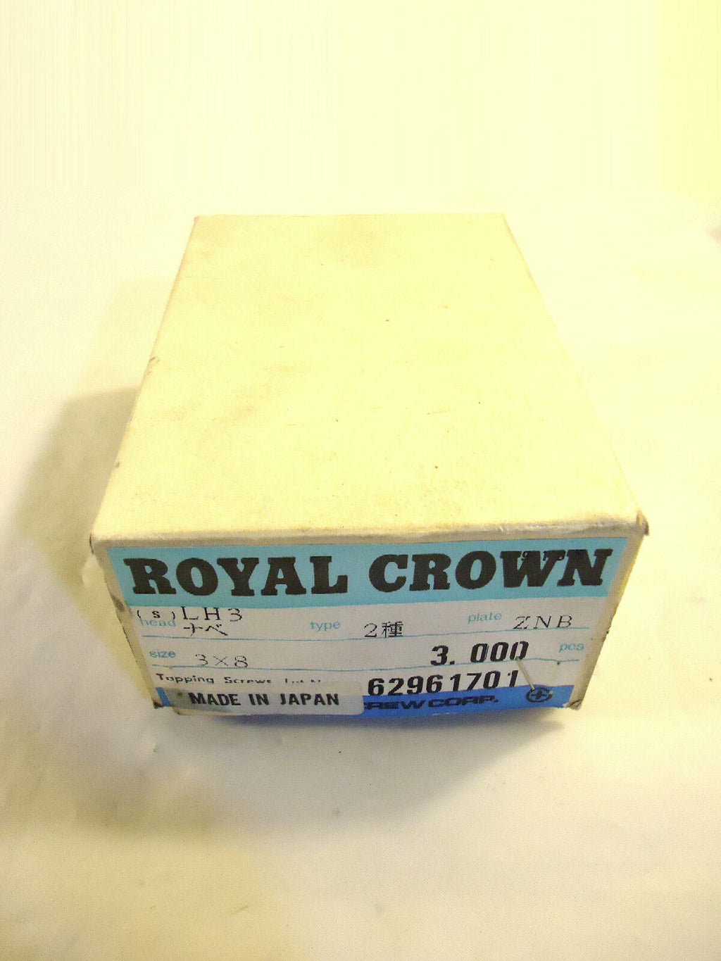 Tapping Screws, 3mmx8mm, Surface Drive Heads, for Cable Boxes & Other Elect, New