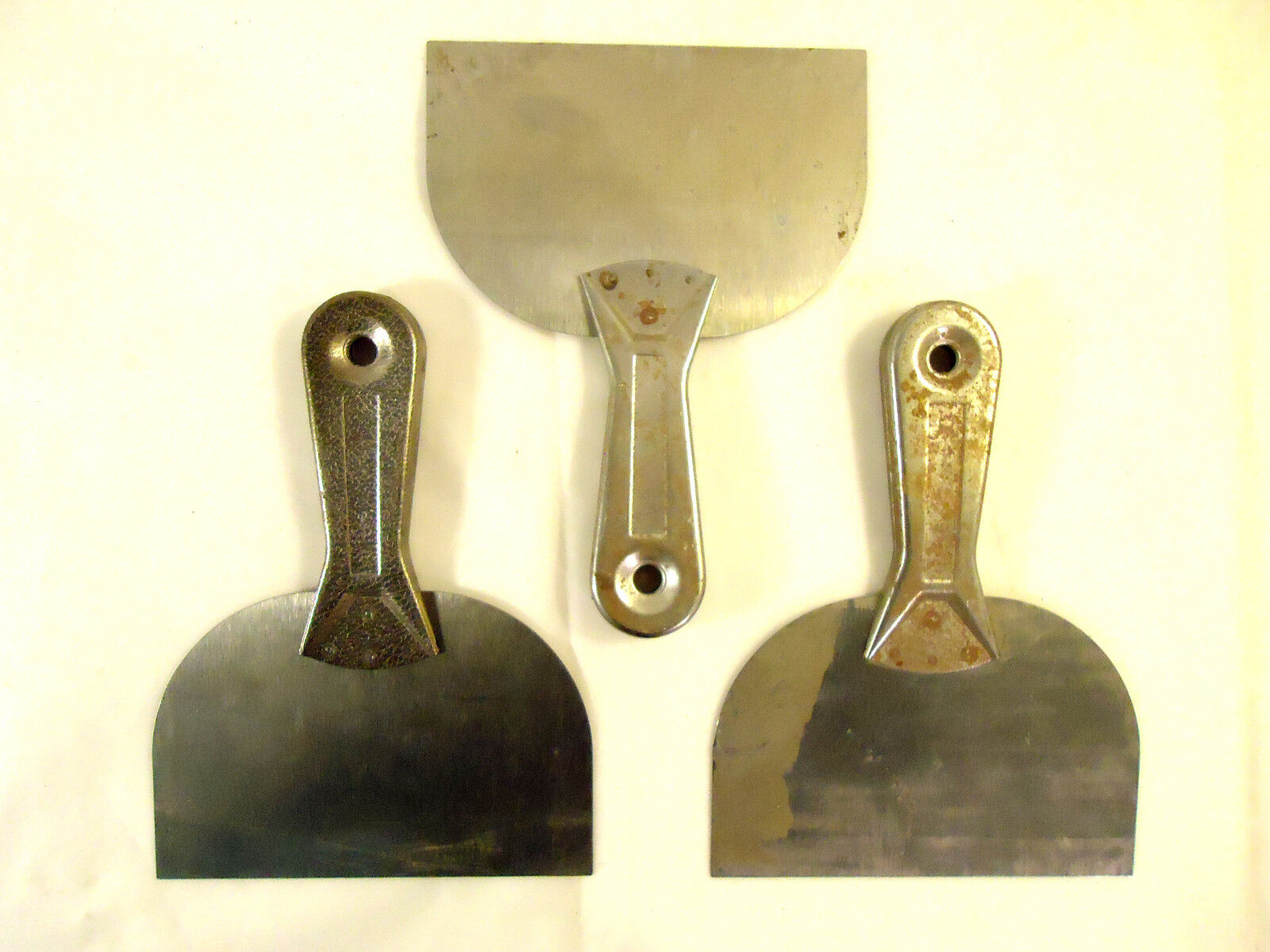 6" Taping Knives, 3 pcs, High Carbon Steel, OEM Manufacturer, NEW, USA.