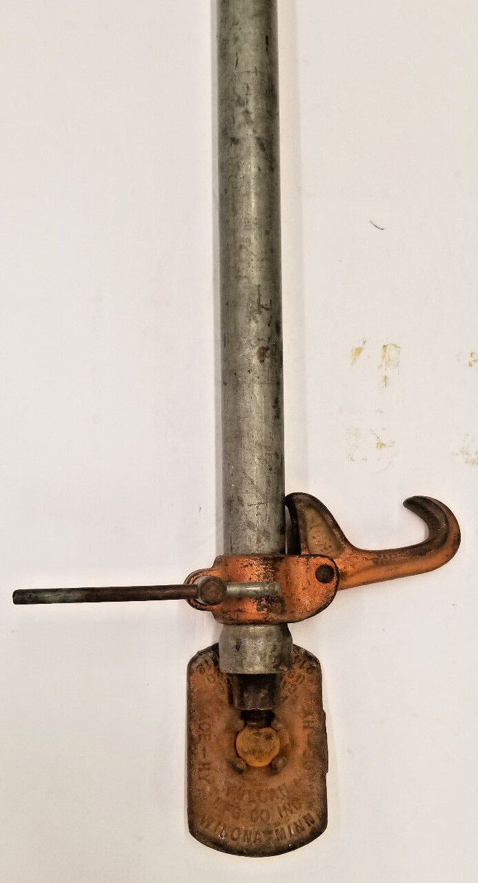 Vintage 1939 Vulcan (L.D. Nilson) Ace-HY Double Acting Hydraulic Bumper Jack