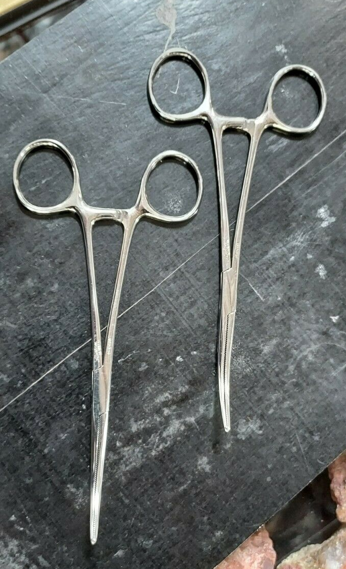 Lawton 06-0311 ROCHESTER-PEAN Forceps 2pcs, 6-1/4", Germany, Used, Stainless