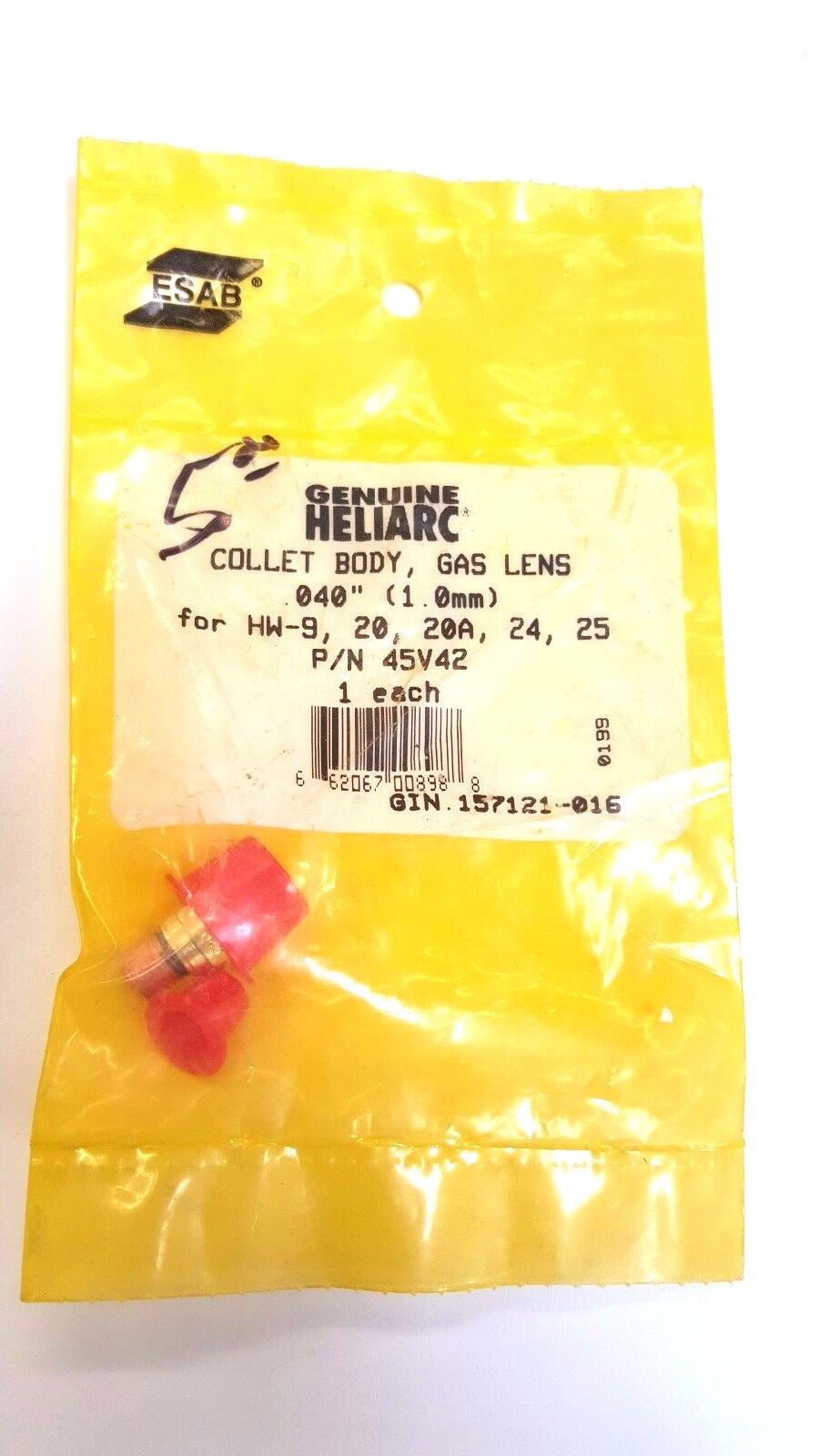 Genuine ESAB Heliarc TIG Gas Lens Collet Body (Various Sizes Available)