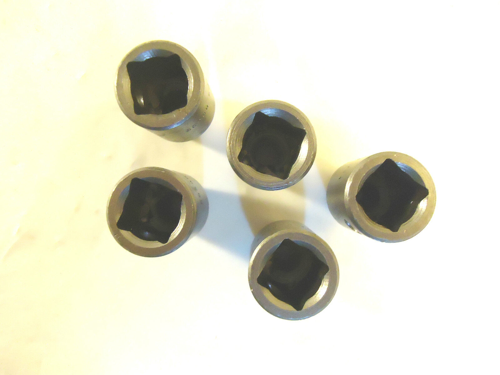 Impact Sockets, 5 Pieces, 1/2” Drive, 5/16” 6 Point, Shallow, Hanson, USA, New