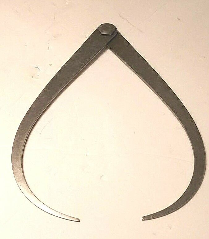 VTG STARRETT Firm Joint Calipers 4pcs.: 10" OD; 10" & 6" ID; 6" Hermaphrodite