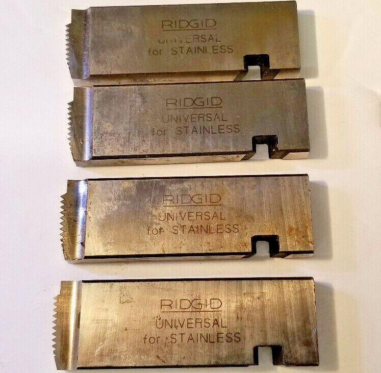 Ridgid Universal Die Head With 2 Sets of HSS Dies For Stainless Steel, FreeShip