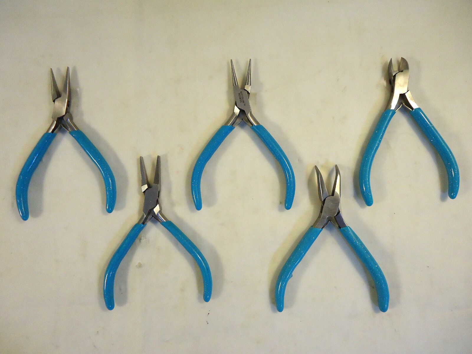 Glitter Line Jewelers Plier Set, 5 pieces, PLR255.99G, by Euro Tool, New