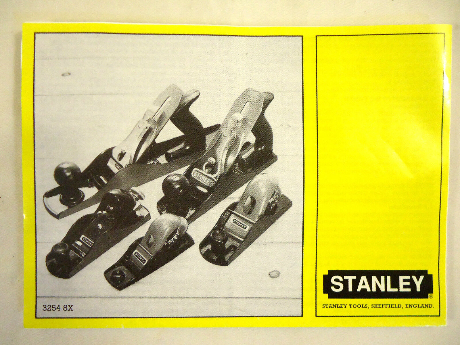 Stanley # 12-205L Handyman Bench Plane, NEW.